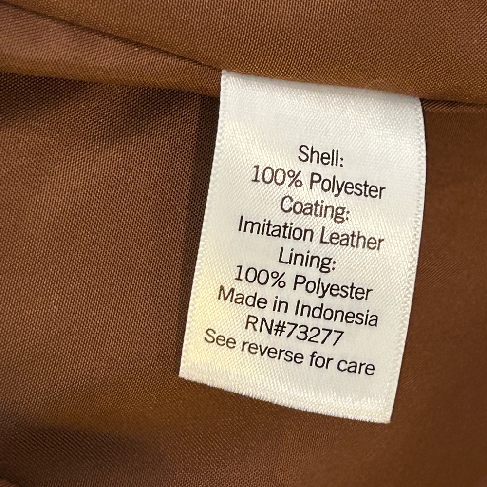 Nine West faux leather trench - Picture 8 of 8